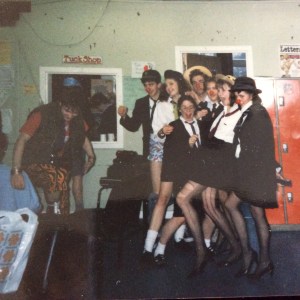  Our 6th form common room, on Red Nose Day – luckily - I’m not pictured!