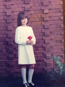 Outside Selsdon Chapel at my baptism - aged 8